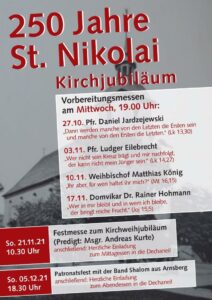 Plakat Kirchweih Jubiläum